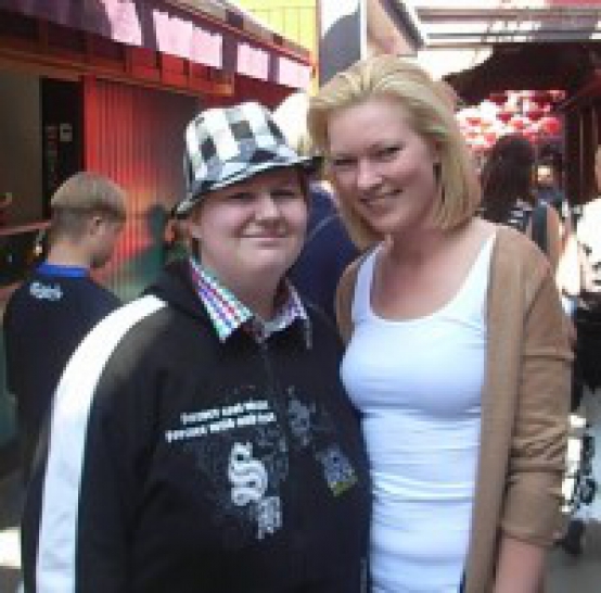 Mig og Anne-Louise fra X-Factor blogimage